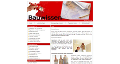 Desktop Screenshot of bauwissen.net